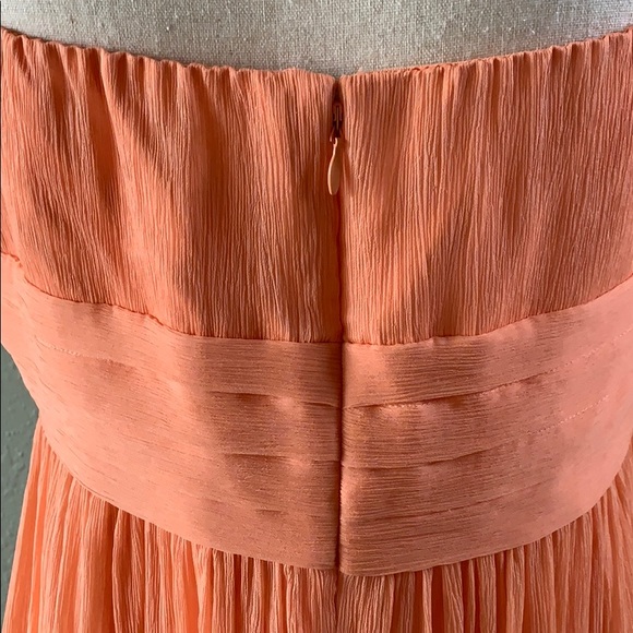 J. Crew silk Juliet dress 12 chiffon peach 97893 - Picture 4 of 8